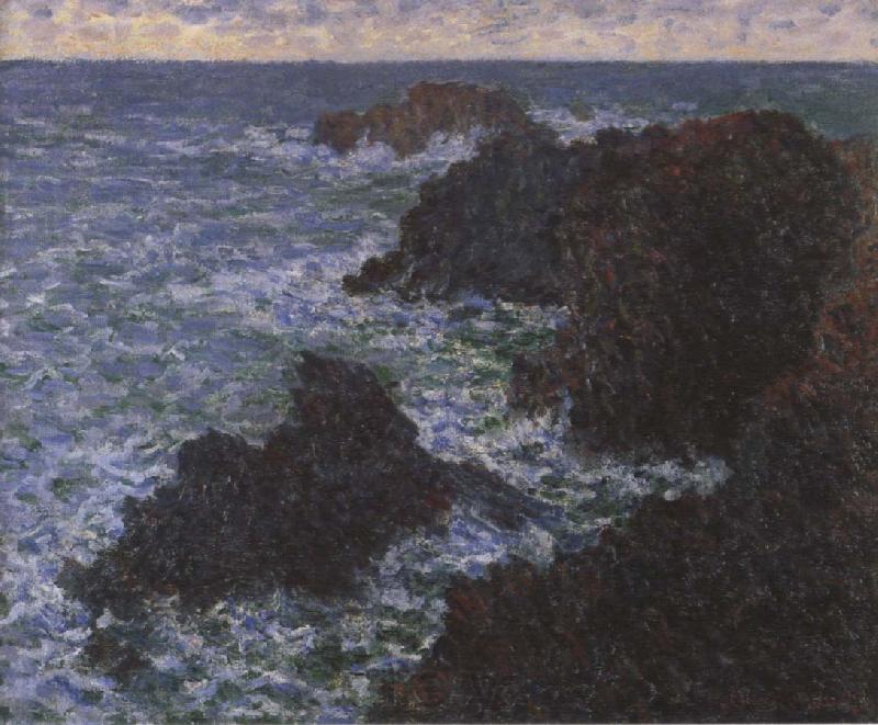 Claude Monet The Rocks of Belle-lle Norge oil painting art